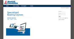 Desktop Screenshot of learn.boatus.org
